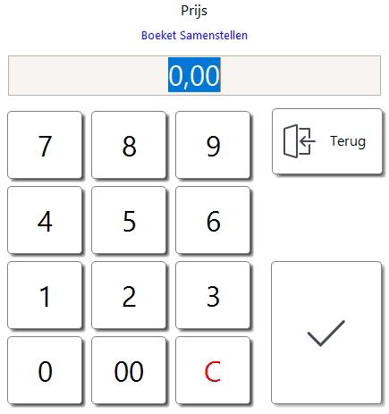 Boeket samenstellen